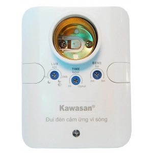 Đui đèn cảm biến vi sóng Kawasan RS686C