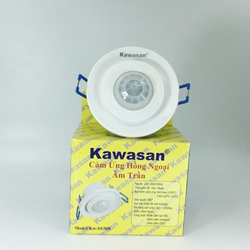Công tắc cảm biến hồng ngoại Kawasan SS30B âm trần - Dahasan - Hình ảnh 5