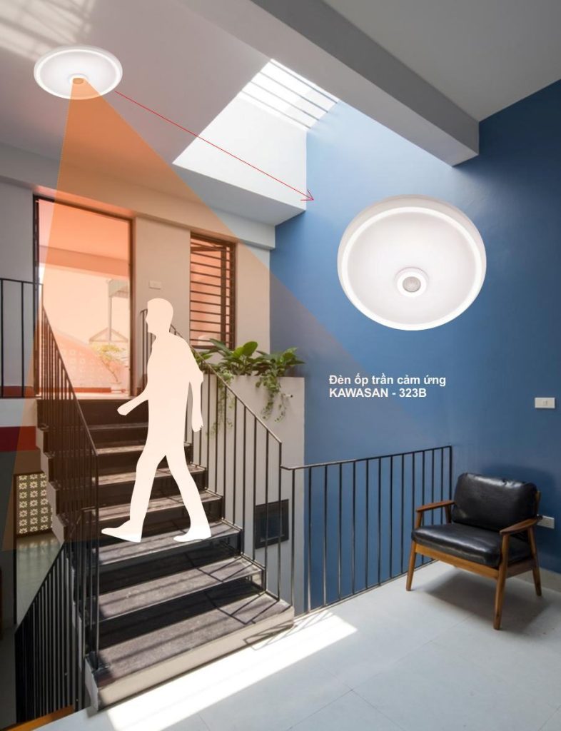 Đèn cảm ứng hồng ngoại 323B