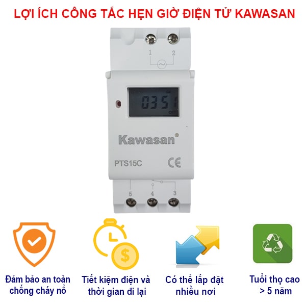Công tắc hẹn giờ điện tử PTS15C