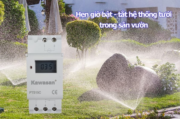 Ứng dụng công tắc hẹn giờ điện tử PTS15C