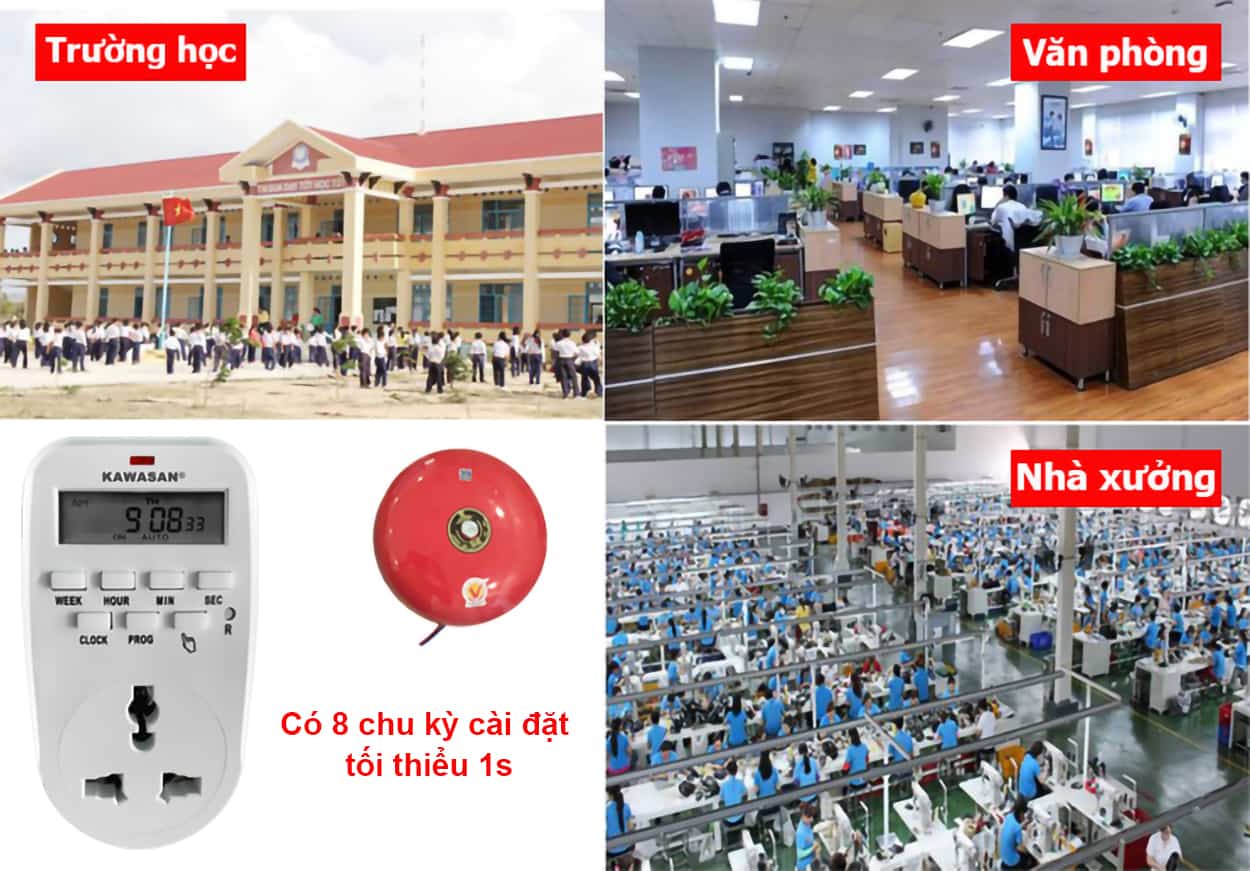 Ứng dụng ổ cắm hẹn giờ điện tử SG36S
