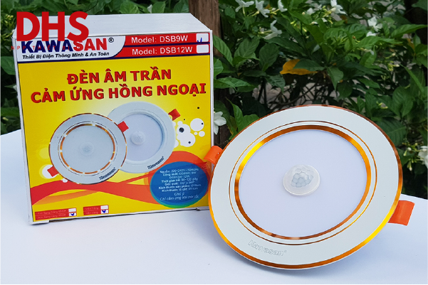 Đèn cảm biến âm trần hồng ngoại DSB9W