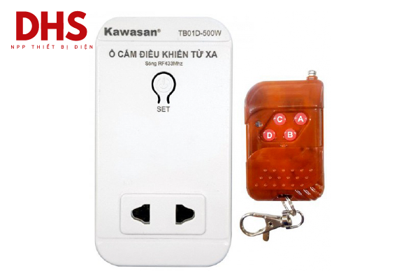 Ổ cắm điện điều khiển từ xa TB02D RM01B