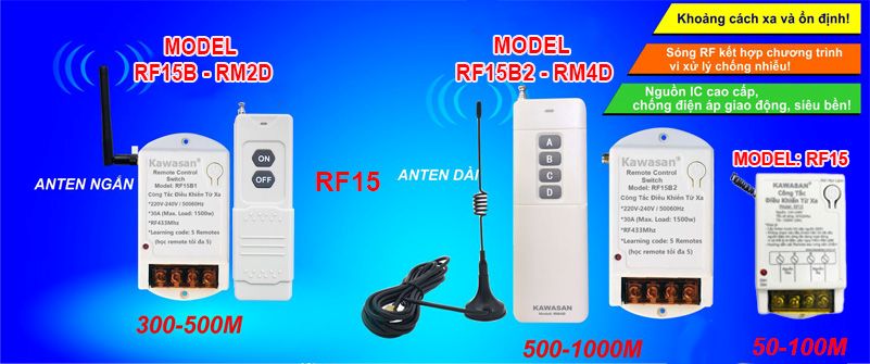 Công tắc điều khiển từ xa có ăng-ten