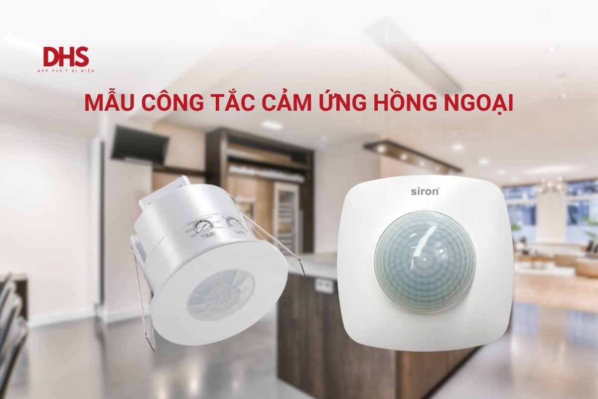 Mẫu công tắc cảm ứng hồng ngoại