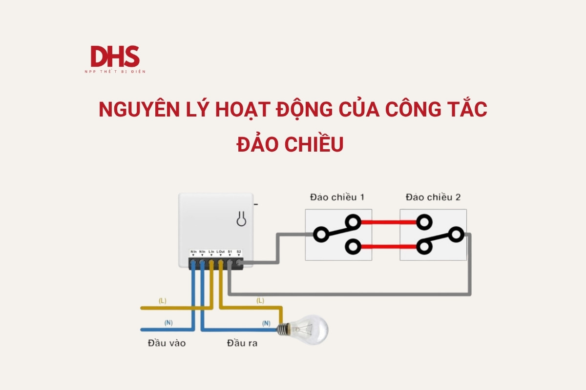 Nguyên lý hoạt động công tắc đảo chiều