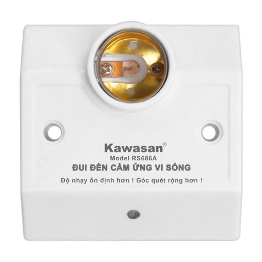 Đui đèn cảm biến vi sóng Kawasan RS686A