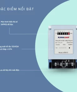ĐỒNG HỒ ĐO ĐIỆN NĂNG 1 PHA – MODEL: APM10
